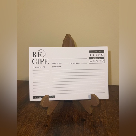 Recipe’s Box, Handcrafted - Picture 3 of 5